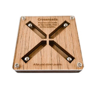 Crossroads Brain Teaser Wooden Puzzle for Adults and Children