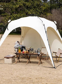 Automatic Pop-Up Dome Canopy Tent with UV Protection for Outdoor Camping and Sunshade