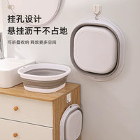 Foldable Portable Wash Basin for Travel, Dorm, Baby, and Home Use - Rectangular Collapsible Water Basin