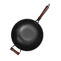 Luchuan Cast Iron Wok, Non-stick, Thickened Flat Bottom, Induction Cooker Compatible