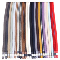 0.7cm Flat Nylon-like High Elastic Drawstring with Metal Tips for Hoodies, Pants, and Crafts