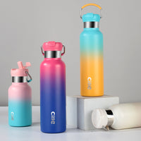 Cille Large Capacity Insulated Water Bottle for Sports and Fitness, Stylish Portable Food-Grade Thermos for Men and Women