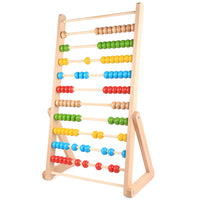 Kids Wooden Abacus Educational Toy, Colorful Number Counting Frame for Early Learning Math