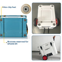 63L Rotomolded Cooler Ice Chest for Fishing Camping Picnics