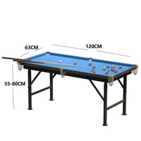 Mini Indoor Pool Table for Kids, Portable Desktop Billiards Game Set, Stress Relief Toy for Boys, Birthday Gift
