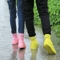 Reusable Silicone Shoe Covers for Rain, Snow, and Mud Protection - Non-Slip High-Top Waterproof Shoe Protectors