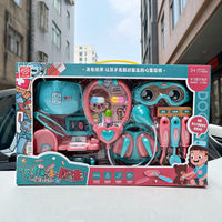 Kids Pretend Play Doctor Kit with Stethoscope, Glasses, Mask & Medical Tools