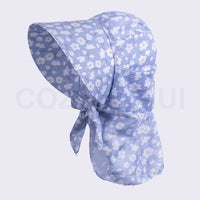 Sun Protection Shawl Hat with Curved Brim for Outdoor Activities