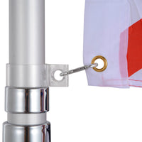 Heavy-Duty Telescopic Aluminum Alloy Flagpole for Outdoor and Garden Use