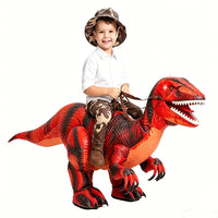 Inflatable Dinosaur Rider Costume for Halloween & Cosplay