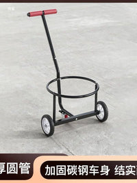 Heavy-Duty Hand Cart with Wheels for Household Waste, Water Carrying, and Outdoor Transport