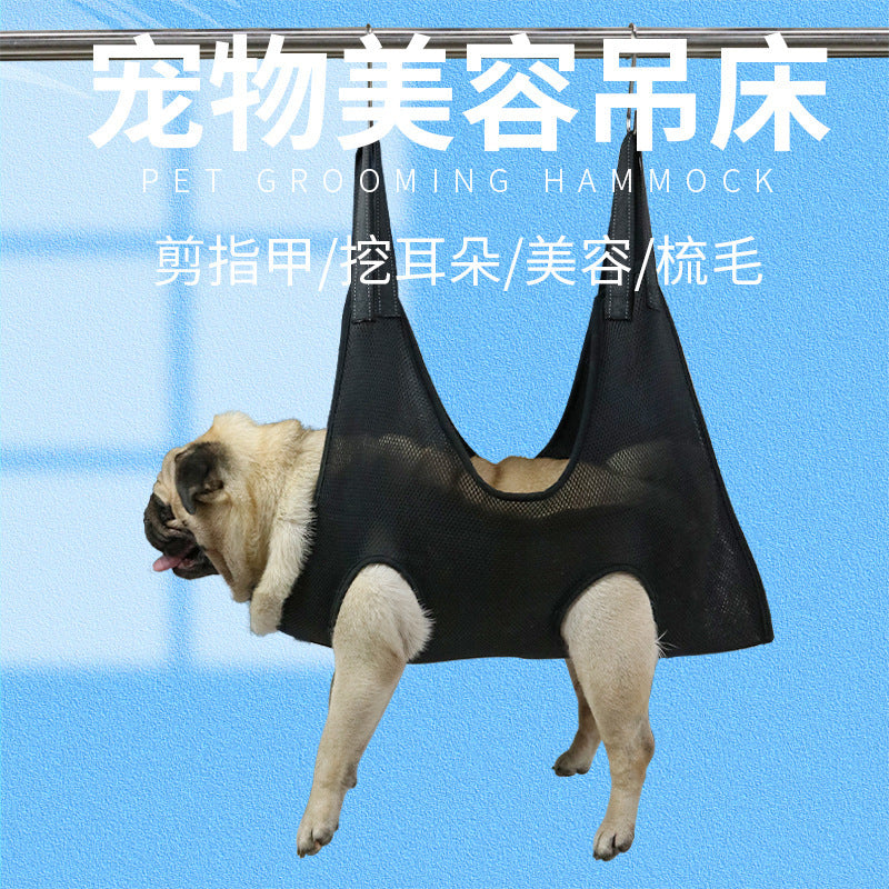 Pet Grooming Hammock for Dogs and Cats, Nail Trimming and Hair Trimming Restraint Sling
