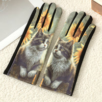 Women's Winter Warm Touchscreen Gloves for Cycling Driving Outdoor Activities