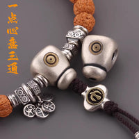 Bodhi Bead Mala Prayer Bracelet Accessories Tibetan Style Three-Way Connectors Pagoda Head Charms