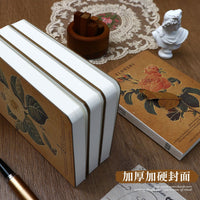 A6 Hardcover Vintage Notebook Blank Pages 100g Thick Paper Portable Sketchbook Travel Journal