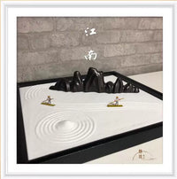 Japanese Zen Garden Sand Tray Micro Landscape Ornament