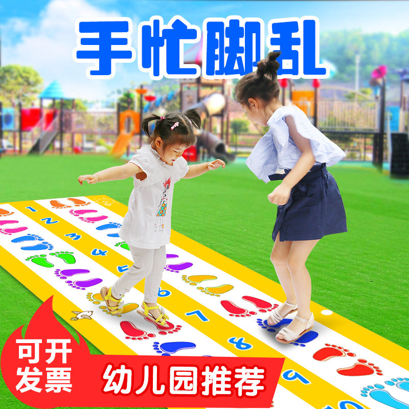 Sensory Integration Training Mat for Kids, Hand-Foot Coordination Game Prop for Kindergarten and Outdoor Activities