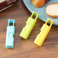 Food Bag Sealing Clips with Spring Press for Kitchen Storage