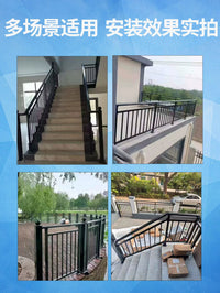 Thickened Zinc Steel Balcony Railing for Residential, Villa, and Outdoor Gardens