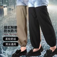 Waterproof Leg Gaiters for Cycling and Outdoor Activities, Durable Coated Fabric Leg Covers
