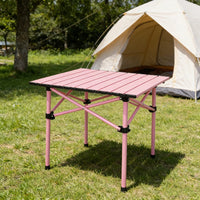 Portable Outdoor Roll-Up Camping Table for Home and Travel