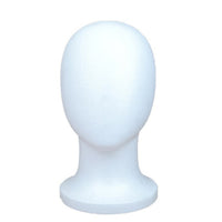 White Foam Mannequin Head for Wigs and Display
