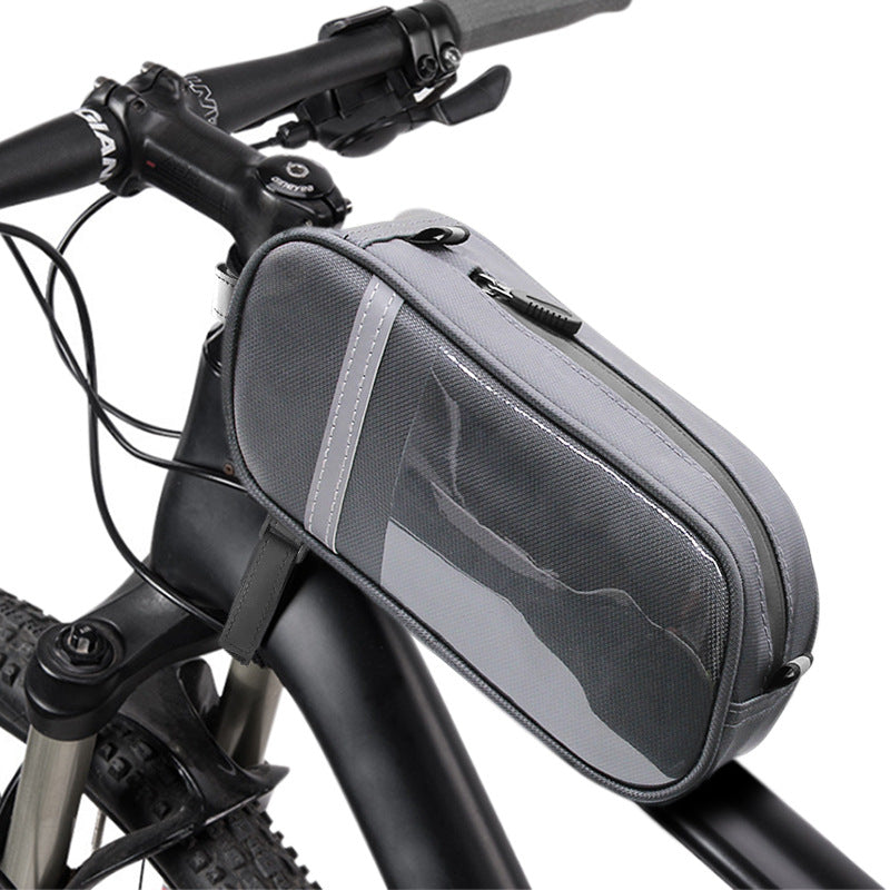 Bicycle Frame Bag with Quick Release Tail Bag for Mountain Bikes, Cycling Tools, and Pump Storage