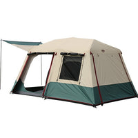 Outdoor Blackout Tent Double Layer Aluminum Alloy Camping Tent Rainproof Sunscreen Automatic Quick Open