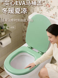 Thickened Foam Toilet Seat Cover Cushion for U/V/O-shaped Toilets