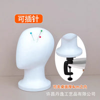 White Foam Mannequin Head for Wigs and Display