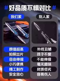 Delta Force: Starfall Polaris, Darkstar, and Elegy Blade Replicas - Unsharpened Collectible Game Props for Boys