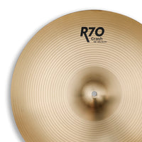 Asanasi R70 Alloy Cymbal Set for Drum Kits - Hi-Hat, Crash, Ride Cymbals