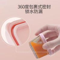 NUBABI German Baby Food Storage Container, 60ml Glass Freezer Tray for Purees, Steamable Mini Fresh-keeping Tool