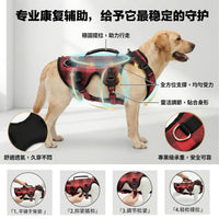 Adjustable Pet Support Harness for Large and Medium Dogs - Rear Leg Rehabilitation and Mobility Aid
