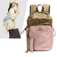 Embroidered Travel Sports Backpack with Detachable Pouch, 20-35L Capacity