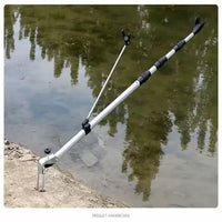 Aluminum Alloy Telescopic Fishing Rod Holder Ground Insert Bank Fishing Stand