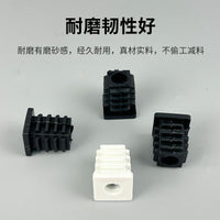 Square Tube Inserts with M6/M8 Threaded Nuts for Furniture Legs and Fittings