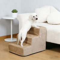 Pet Stairs Dog Ramp Washable Sponge Pet Ladder for Small to Large Dogs and Cats Multi-Layer Pet Steps for Beds and Sofas