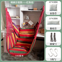 Canvas Hammock Chair Portable Outdoor Swing for Dormitory Balcony Indoor Home Adult Sofa