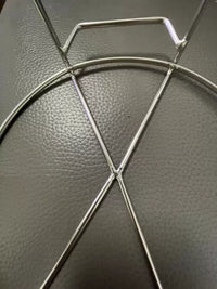 Stainless Steel Round Planter Hanging Rack for Balcony Railings