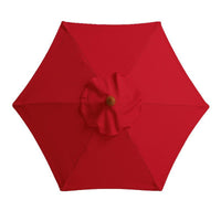 Outdoor Patio Umbrella Replacement Canopy for Sunshade and Rain Protection