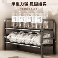 Retractable Under-Sink Kitchen Organizer Rack with Adjustable Shelves