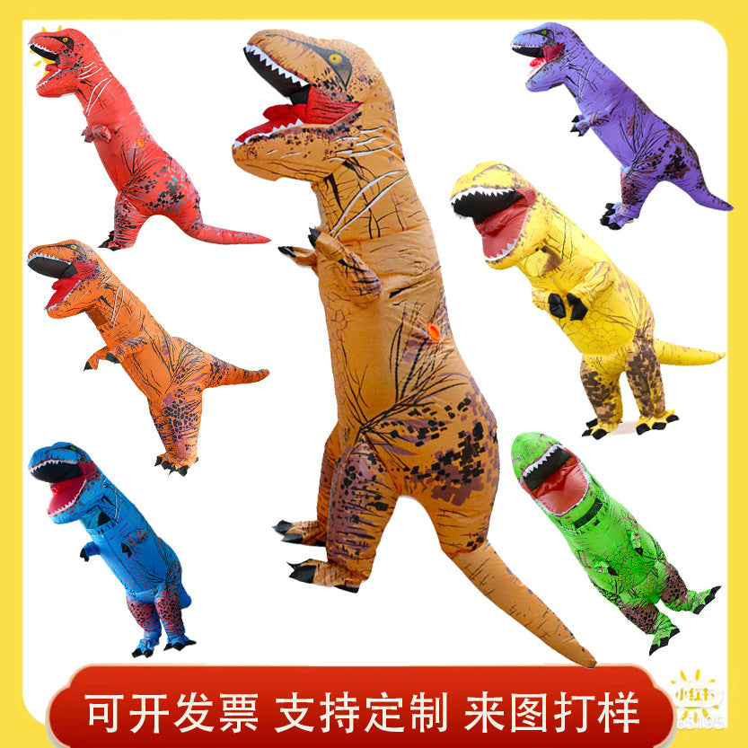 Inflatable Tyrannosaurus Rex Costume for Halloween Stage Performance