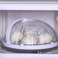 Microwave Food Cover with Steam Vent, Reusable Splatter Guard for Heating and Fresh-Keeping