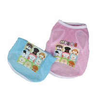 Pet Breathable Mesh Cartoon Print Summer Vest for Cats and Dogs