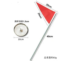 Stainless Steel Golf Putting Green Hole Cup with Flag for Practice