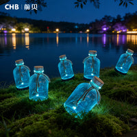 Outdoor Luminous Message Bottle Shaped Landscape Light for Park and Street Decoration