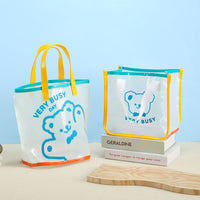 Kids Portable Waterproof PVC Beach Swim Bag with Cartoon Design