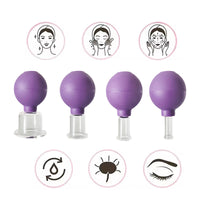 Silicone Facial Cupping Set for Face Lifting and Skin Care