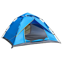 Automatic Pop-Up 2-Door Tent for Outdoor Camping, Beach, and Park - Sun Protection & Rainproof
